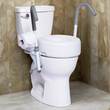 MOBB Healthcare Ultimate Adjustable Toilet Safety Frame, 400lb, All Std Toilets, Universal Fit Steel