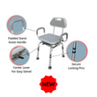 Inno Medical Premium Bathroom 360 SWIVEL Shower Chair Bath Bench Seat - USED