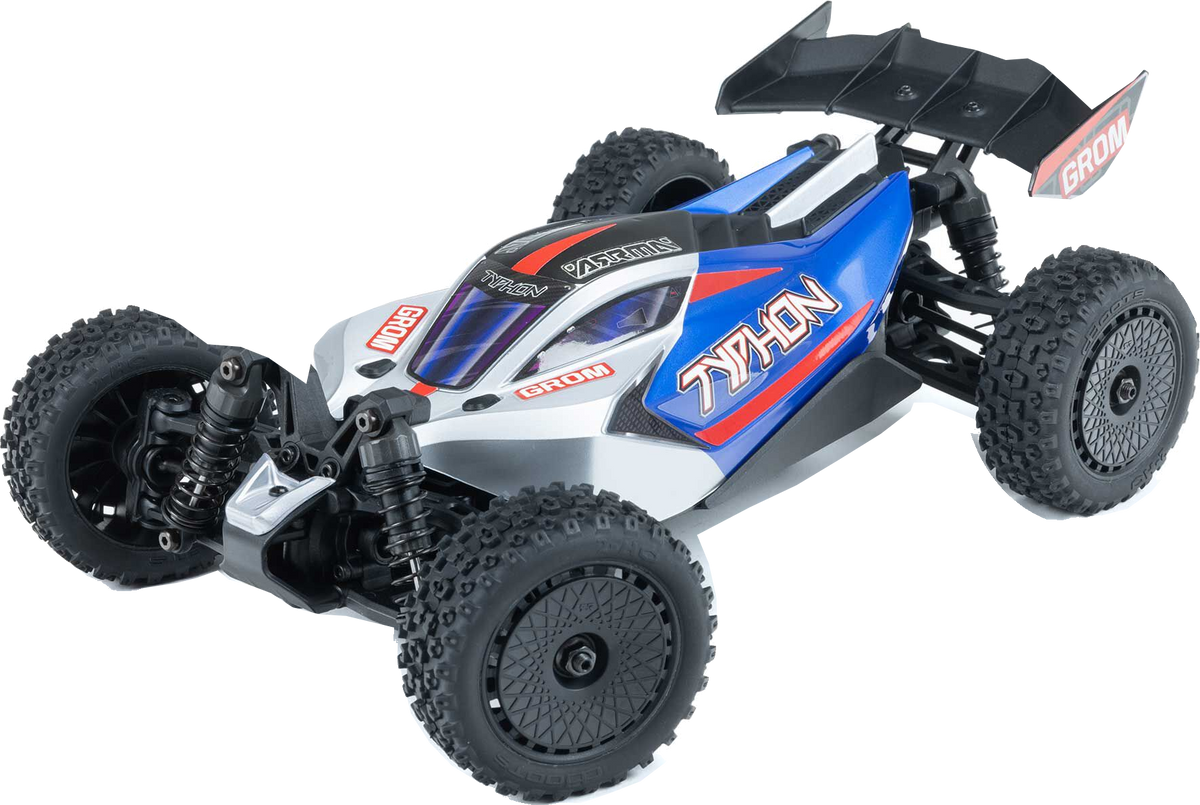 ARRMA Typhon Grom MEGA 380 (ARA2106T1, ARA2106) blue/silver 1/14 electric 4WD brushed buggy