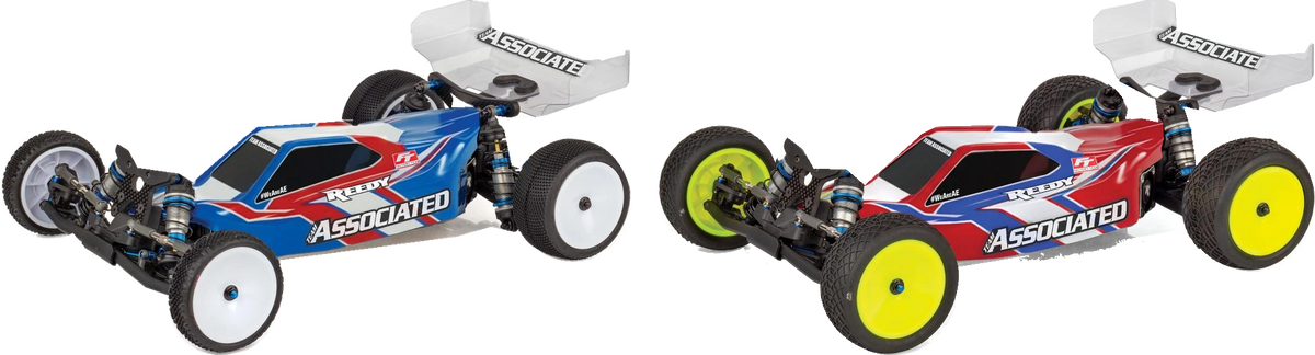Team Associated RC10B7.1 90046 and RC10B7.1D 90047 side by side