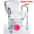 InnoEdge Medical Raised Toilet Seat Riser with Legs and Arms (USED)