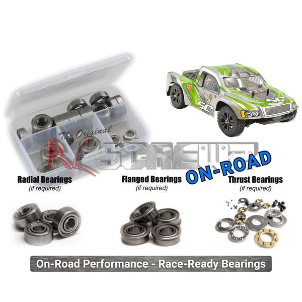 RCScrewZ metal shielded bearing kit for FTX Surge SC 1/12 Electric 4WD Short Course Truck (FTX5515); representative kit artwork, contents vary by model