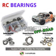 Representative image of an RCScrewZ rubber-sealed bearing kit for FTX Zorro 1/10 Nitro Trophy Truck; exact bearing sizes and quantities vary by RC model.