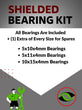 Infographic: 'Choose Wisely for Your Need for Speed' – Highlights Metal Shielded Bearings as the top choice for unbeatable on-road RC car performance -