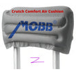 J-M SUPPLIES - MOBB Healthcare Crutch Comfort Air Cushions, Gray - Alleviates Arms Pit Pressure, Mobility, 300 lbs -