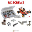 Representative image of an RCScrewZ stainless steel screw kit for Losi JRX2/Pro 1/10 (Vintage/#LOSA0001) 2WD Buggy 1988 Model; exact kit contents vary by RC model.