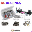 J-M SUPPLIES RC Parts Store - RCScrewZ Metal Shielded Bearing Kit 3rac002b for 3Racing Sakura S Zero 1/10 Electric 4WD On-Road Touring Car | SET