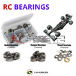 J-M SUPPLIES - RCScrewZ Metal Shielded Bearing Kit 3rac005b for 3 Racing Sakura FGX RC Car | SET -