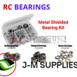 Representative image of an RCScrewZ metal-shielded bearing kit for Align T-REX 800E Pro DFC (RH80E12XT); exact bearing sizes and quantities vary by RC model.