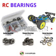J-M SUPPLIES RC Parts Store - RCScrewZ Metal Shielded Bearing Kit asc119b for Team Associated RC8B4e Team Kit 1/8 Electric 4WD Off-Road Buggy (#ASC80946, #80946) | SET