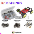 J-M SUPPLIES RC Parts Store - RCScrewZ Metal Shielded Bearing Kit asc129b for Team Associated RC8T4e Team Kit 1/8 Electric 4WD Off-Road Truggy (#80948) | UPG