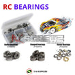 J-M SUPPLIES - RCScrewZ Metal Shielded Bearing Kit ass097b for Associated TC 7.2 #30122 RC Car | SET -