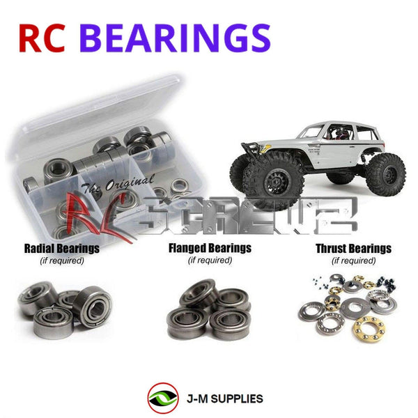 J-M SUPPLIES RC Parts Store - RCScrewZ Metal Shielded Bearing Kit axi018b for Axial Wraith Spawn 4wd #90045 RC Car | SET