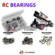 J-M SUPPLIES - RCScrewZ Metal Shielded Bearing Kit cus012b for Custom Works Outlaw 4 Sprint 1/10 (#0724) | SET -