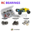 J-M SUPPLIES RC Parts Store - RCScrewZ Metal Shielded Bearing Kit dur033b for Duratrax Evader EXT2 RTR Stadium Truck | SET