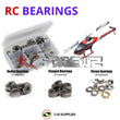 J-M SUPPLIES - RCScrewZ Metal Shielded Bearing Kit gob004b for Goblin 500 Series Helicopter RC | SET -