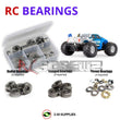 J-M SUPPLIES RC Parts Store - RCScrewZ Metal Shielded Bearing Kit helrc001b for Helion RC Invictus 10MT RC | RCX