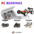 J-M SUPPLIES RC Parts Store - RCScrewZ Metal Shielded Bearing Kit hot021b for Hot Bodies D8-T 1/8 Truggy | RCX