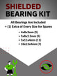 Infographic: 'Choose Wisely for Your Need for Speed' – Highlights Metal Shielded Bearings as the top choice for unbeatable on-road RC car performance -