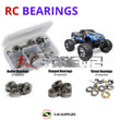 Representative image of an RCScrewZ metal-shielded bearing kit for HPI Savage X .46 / 4.6 1/8 Nitro 4WD Monster Truck (105644); exact bearing sizes and quantities vary by RC model.