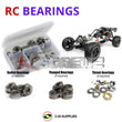Representative image of an RCScrewZ metal-shielded bearing kit for HPI Baja 5B v2.0 RTR 1/5 Gas 2WD Off-Road Buggy (110190); exact bearing sizes and quantities vary by RC model.