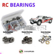 Representative image of an RCScrewZ metal-shielded bearing kit for HPI Mini Trophy 1/12 Electric 4WD Off-Road Desert Truck (103034); exact bearing sizes and quantities vary by RC model.