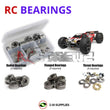 Representative image of an RCScrewZ metal-shielded bearing kit for HPI Trophy Truggy Flux 1/8 Electric 4WD Off-Road Truggy (107018); exact bearing sizes and quantities vary by RC model.