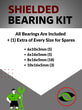 Infographic: 'Choose Wisely for Your Need for Speed' – Highlights Metal Shielded Bearings as the top choice for unbeatable on-road RC car performance -