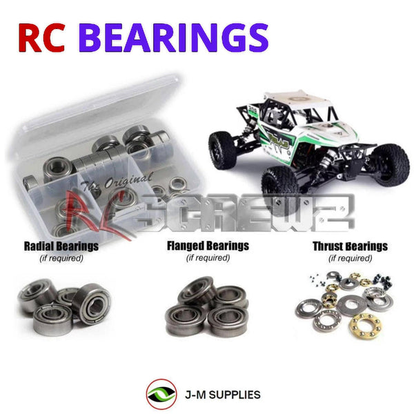 Representative image of an RCScrewZ metal-shielded bearing kit for Kraken VESLA.5E C1E 1/5 Electric Roller (KVS303); exact bearing sizes and quantities vary by RC model.
