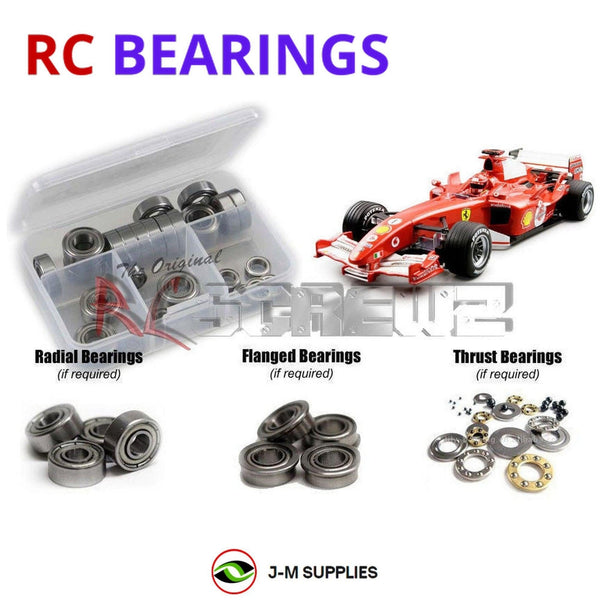 J-M SUPPLIES RC Parts Store - RCScrewZ Metal Shielded Bearing Kit kyo045b for Kyosho Mini-Z F1 Onroad RC Car | SET