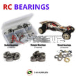 Representative image of an RCScrewZ metal-shielded bearing kit for Kyosho Ultima 1/10 Electric 2WD Buggy (3115); exact bearing sizes and quantities vary by RC model.