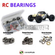 Representative image of an RCScrewZ metal-shielded bearing kit for Kyosho Rock Force 2.2 Jimny 1/10 Electric 4WD Crawler (30984); exact bearing sizes and quantities vary by RC model.