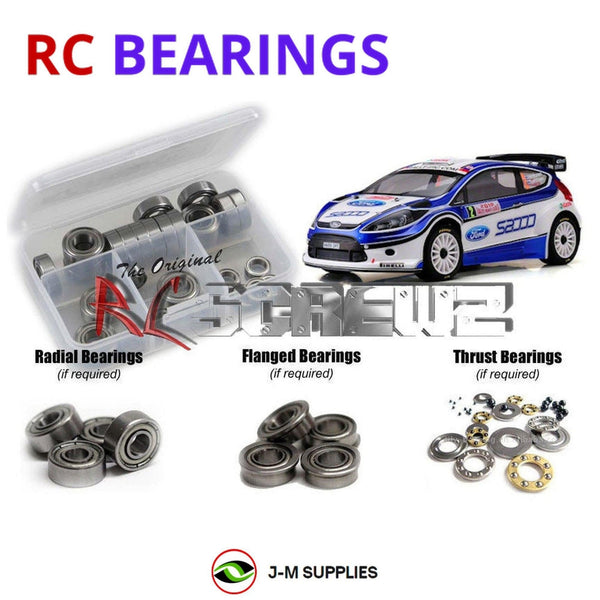 J-M SUPPLIES - RCScrewZ Metal Shielded Bearing Kit kyo138b for Kyosho DRX 4WD 1/9th (#31042) | SET -