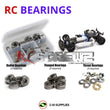 Representative image of an RCScrewZ metal-shielded bearing kit for Kyosho V-One R4 1/10 Nitro 4WD Touring Car (31265); exact bearing sizes and quantities vary by RC model.