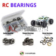 J-M SUPPLIES - RCScrewZ Metal Shielded Bearing Kit kyo160b for Kyosho MadBug VE RTR 1/10 4WD Buggy (#30994) | SET -