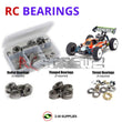 J-M SUPPLIES RC Parts Store - RCScrewZ Metal Shielded Bearing Kit kyo196b for Kyosho Inferno MP9 TKI4 V2 Readyset 1/8 Nitro GP 4WD Off-Road Buggy (33021) | RCX