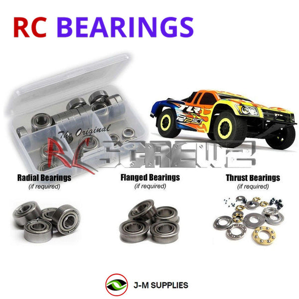 J-M SUPPLIES RC Parts Store - RCScrewZ Metal Shielded Bearing Kit los067b for Team Losi Racing 22SCT RTC 1/10 Electric 2WD Short Course Truck (TLR03001) | PRO