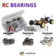 J-M SUPPLIES RC Parts Store - RCScrewZ Metal Shielded Bearing Kit los072b for Team Losi Racing 22-4 Race Kit 1/10 Electric 4WD Buggy (TLR03005) | SET
