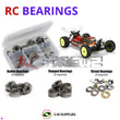 J-M SUPPLIES RC Parts Store - RCScrewZ Metal Shielded Bearing Kit los092b for Team Losi Racing 22-4 2.0 Race Kit 1/10 Electric 4WD Off-Road Buggy (TLR03007) | SET