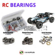J-M SUPPLIES - RCScrewZ Metal Shielded Bearing Kit los112b for Losi DBXL-E 1/5th #LOS05012 RC Car | SET -