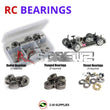J-M SUPPLIES RC Parts Store - RCScrewZ Metal Shielded Bearing Kit mug008b for Mugen Seiki MSX-3 Nitro | SET