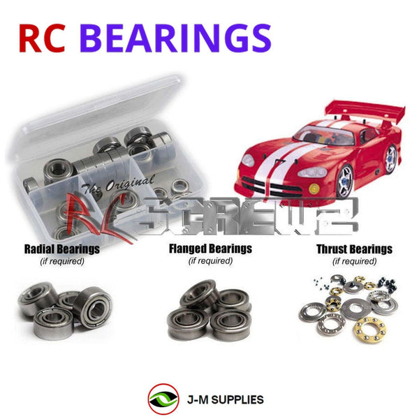 J-M SUPPLIES - RCScrewZ Metal Shielded Bearing Kit ofn015b for Ofna Ultra GTP 1/8th RC Car | RCX -