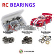 J-M SUPPLIES RC Parts Store - RCScrewZ Metal Shielded Bearing Kit ofn015b for Ofna Ultra GTP 1/8th RC Car | SET