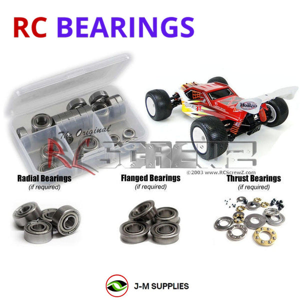 J-M SUPPLIES RC Parts Store - RCScrewZ Metal Shielded Bearing Kit ofn063b for Ofna Hyper 10TT Nitro RC Car | SET