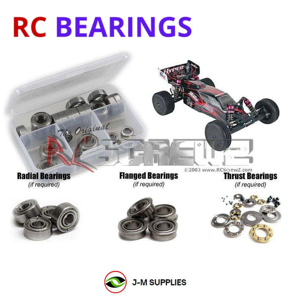 J-M SUPPLIES RC Parts Store - RCScrewZ Metal Shielded Bearing Kit ofn077b for Ofna H2e 2wd 1/10th #14341 RC Car | SET