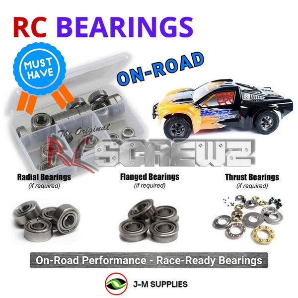 J-M SUPPLIES RC Parts Store - RCScrewZ Metal Shielded Bearing Kit ofn085b for Ofna/HoBao Hyper 8SC Nitro 1/8th SC Truck | SET
