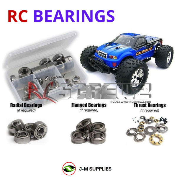 J-M SUPPLIES RC Parts Store - RCScrewZ Metal Shielded Bearing Kit rcr027b for RedCat Racing Caldera 3.0 Nitro RC Car | SET