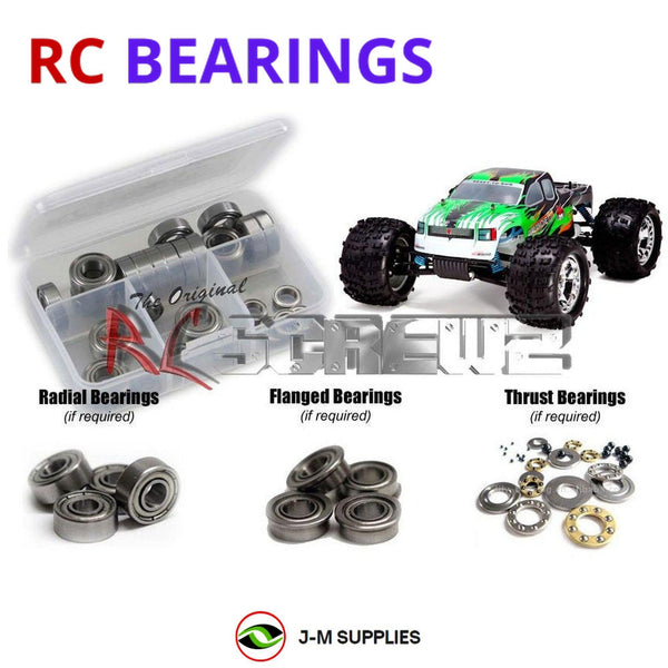 J-M SUPPLIES RC Parts Store - RCScrewZ Metal Shielded Bearing Kit rcr029b for RedCat Racing Avalanche XTR RC Car | SET