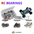 J-M SUPPLIES RC Parts Store - RCScrewZ Metal Shielded Bearing Kit rcr037b for Redcat Racing Twister XTG 1/10 Electric 2WD Off-Road Truggy | SET