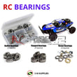 J-M SUPPLIES RC Parts Store - RCScrewZ Metal Shielded Bearing Kit rcr047b for RedCat Racing SandStorm Baja RC Car | SET